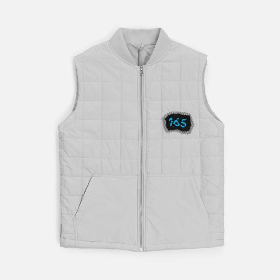 Жилет унисекс Warmbridge, светло-серый, размер 4XL