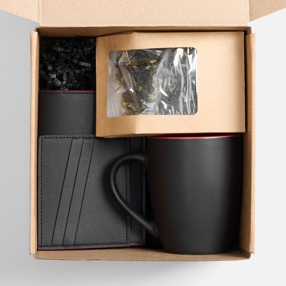 Набор Multimo Tea, черный с красным