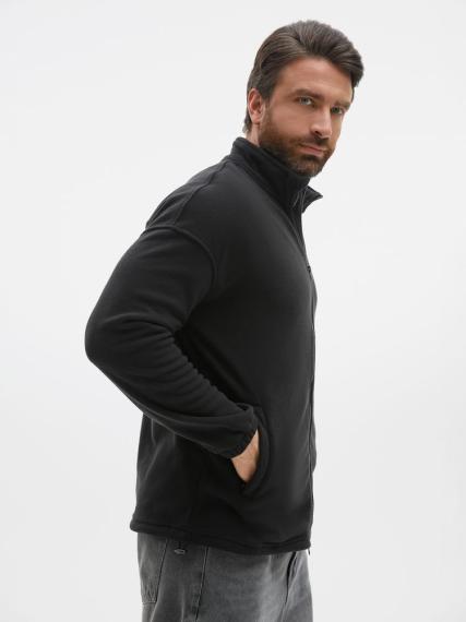 Куртка флисовая унисекс Nebo, черная, размер L