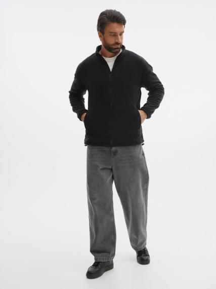 Куртка флисовая унисекс Nebo, черная, размер L