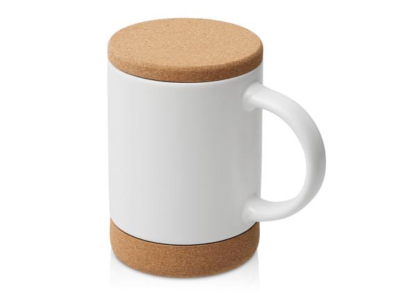 Кружка с пробковым дном и крышкой «Корк & Бон»