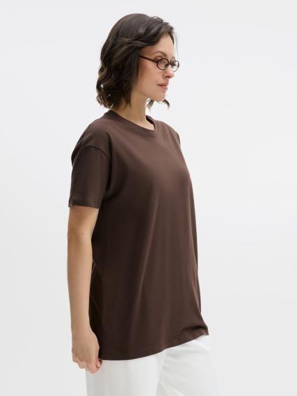 Футболка Regent 150 темно-коричневая (шоколад), размер XS