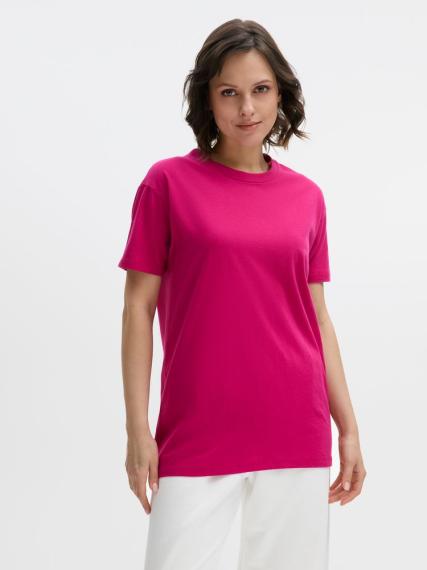 Футболка Regent 150 ярко-розовая (фуксия), размер L