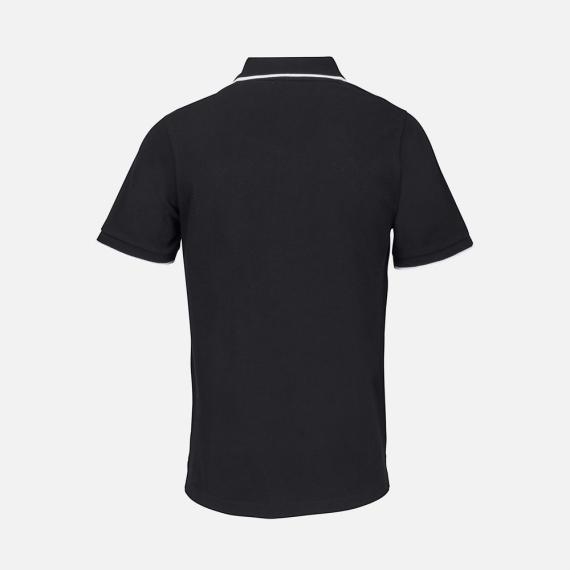 Рубашка поло унисекс Palermo, черная с белым, размер M