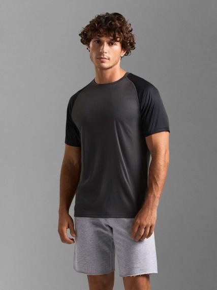 Футболка спортивная унисекс Vortex, темно-синяя, размер XS