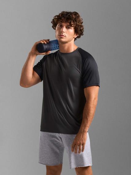 Футболка спортивная унисекс Vortex, темно-синяя, размер XS