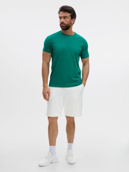 Футболка Regent 150 зеленая (изумрудная), размер L