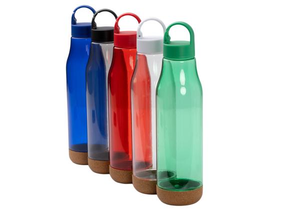 Бутылка «Basti» с пластиковым корпусом и пробковым дном