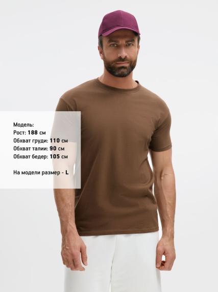 Футболка Imperial 190 коричневая, размер XL