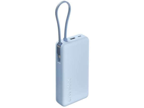 Внешний аккумулятор со встроенным кабелем Xiaomi 67W Power Bank (Integrated Cable), 20000 мАч