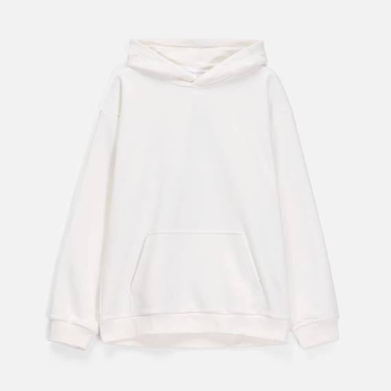 Худи унисекс оверсайз Songo, молочно-белое, размер XS/S