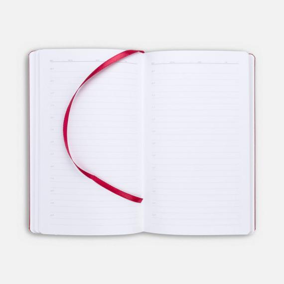 Ежедневник Nova, недатированный, красный